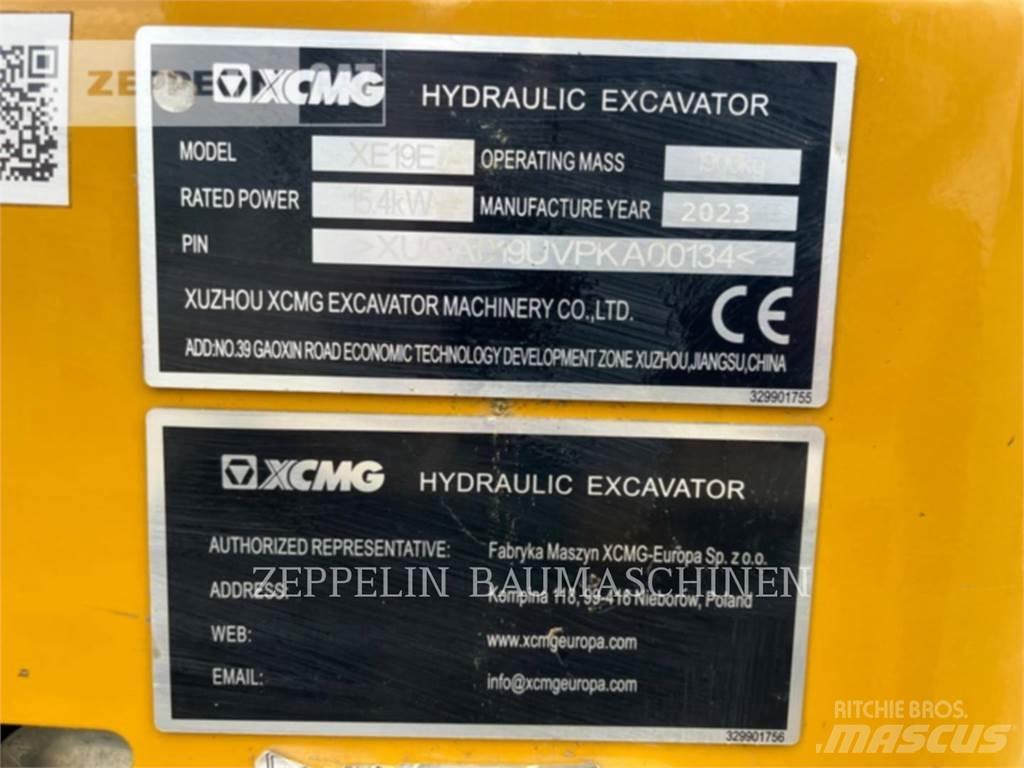 XUZOU XE19E Excavadoras de cadenas