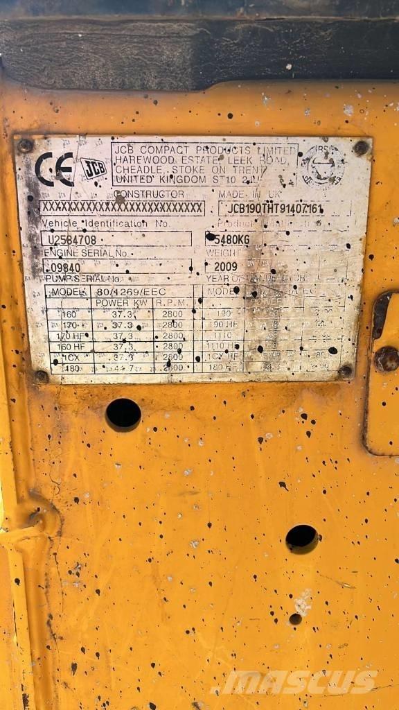 JCB 190 T Minicargadoras