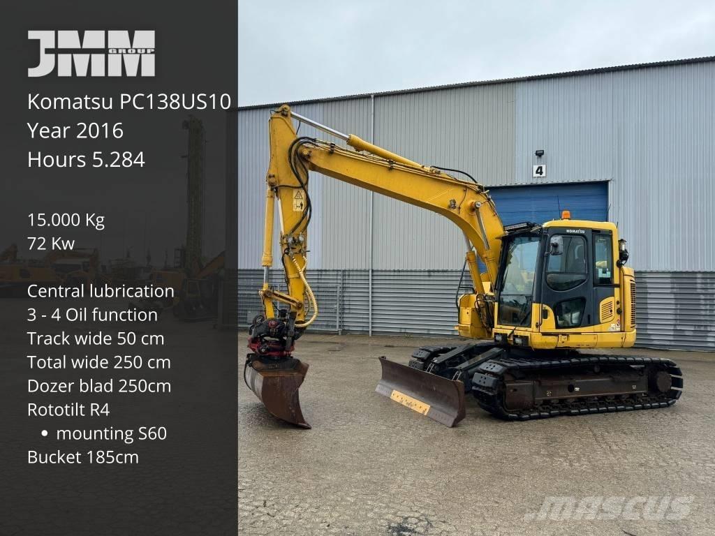 Komatsu PC 138 US-10 Excavadoras de cadenas