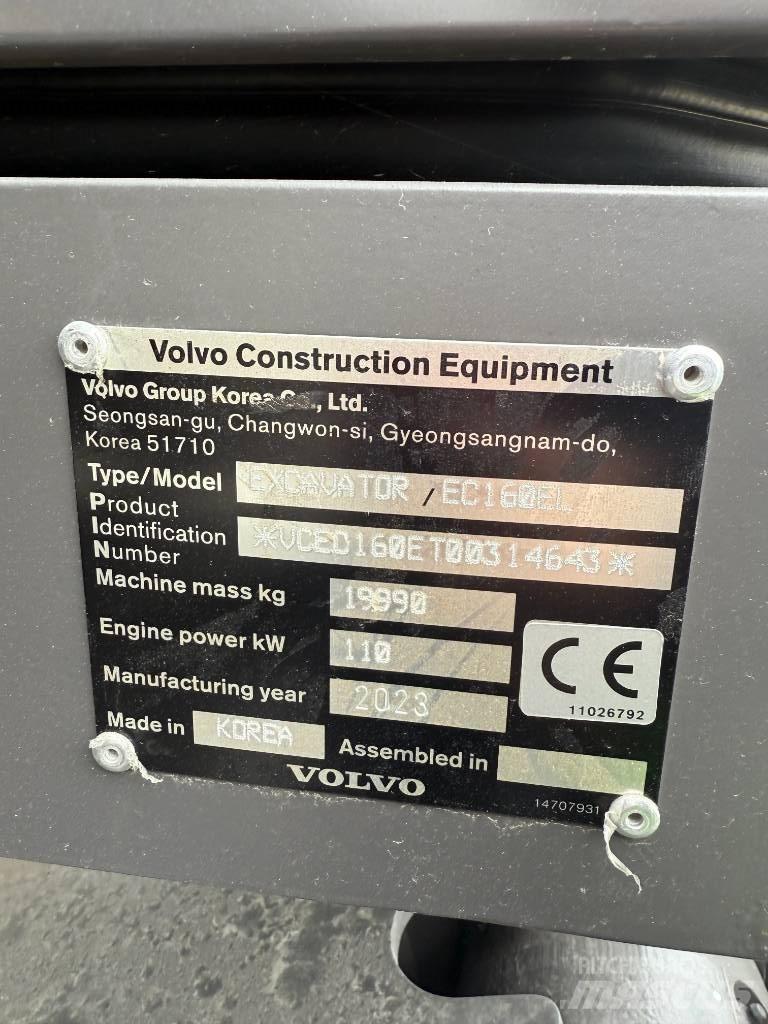Volvo EC 160 E Excavadoras de cadenas