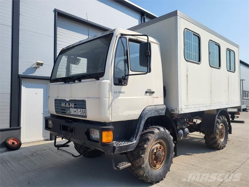 MAN 10.185LAEC 4X4 Camiones caja cerrada