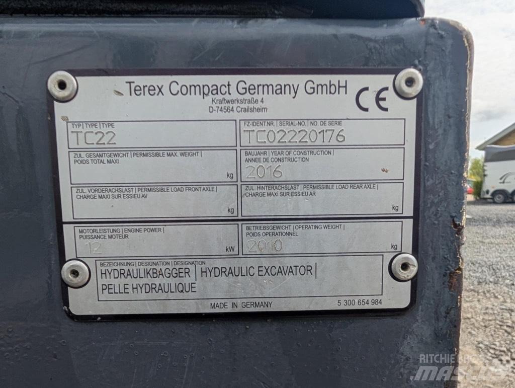 Terex TC 22-2 Excavadoras de cadenas