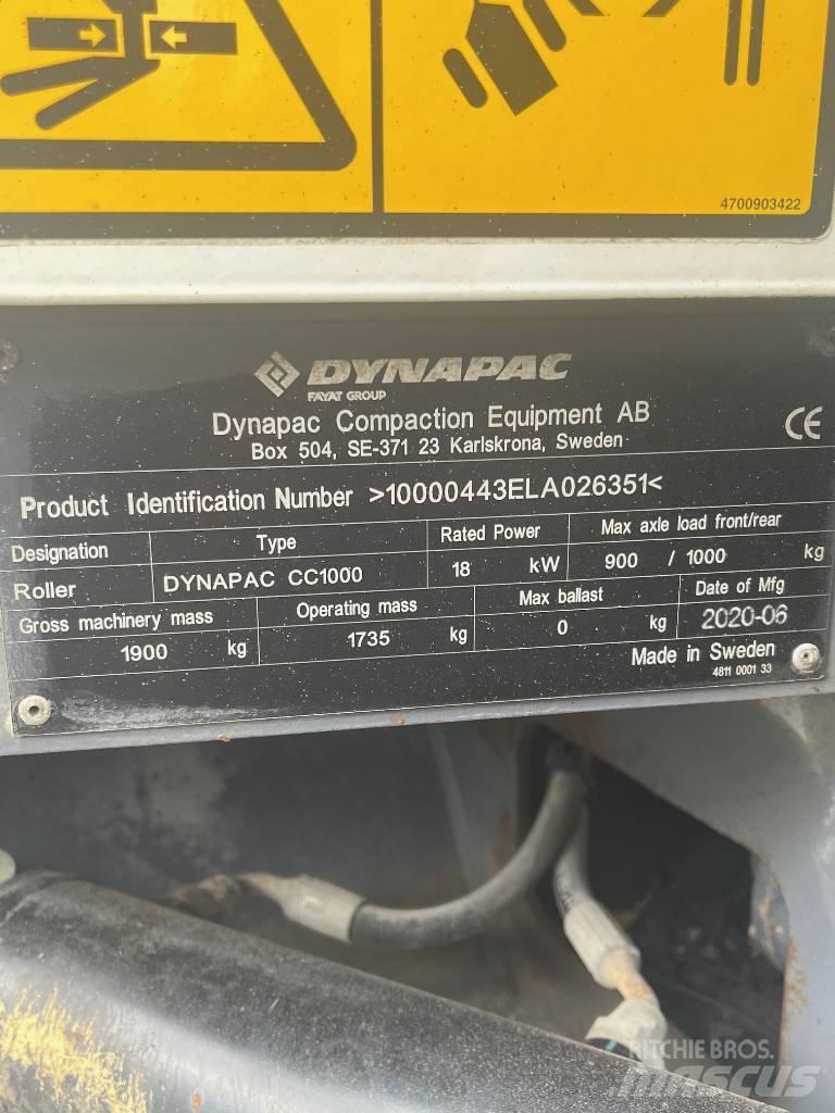 Dynapac CC 1000 Rodillos de doble tambor