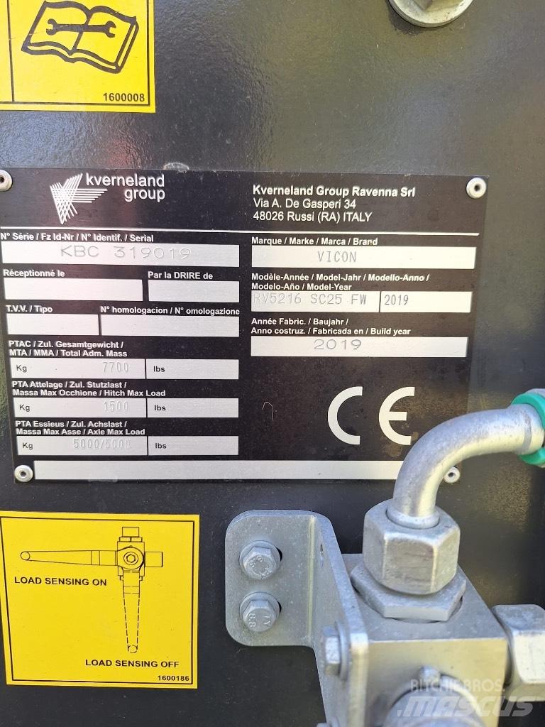 Vicon RV5216 Rotoempacadoras