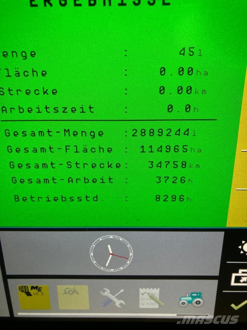 Dammann DT 2500H Pulverizadores arrastrados