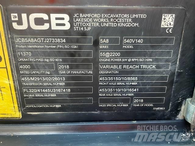 JCB 540-140 Carretillas telescópicas