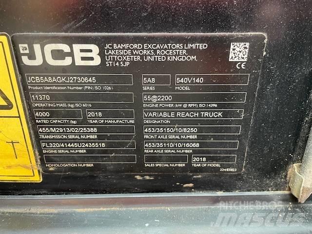 JCB 540-140 Carretillas telescópicas