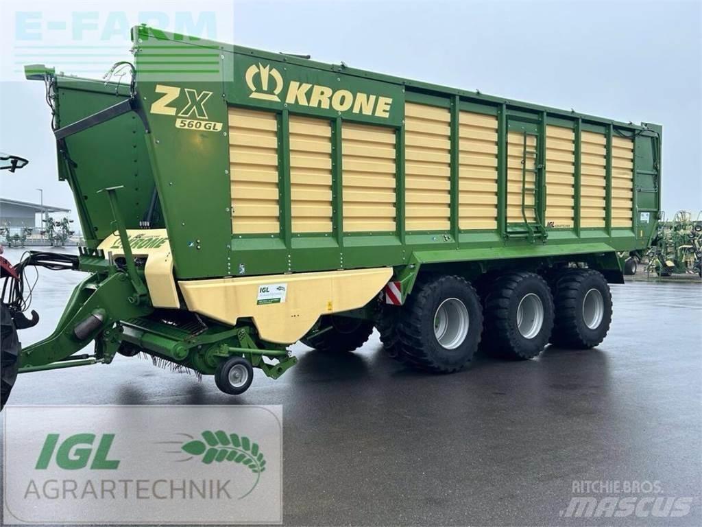 Krone zx 560 gl Remolque para grano