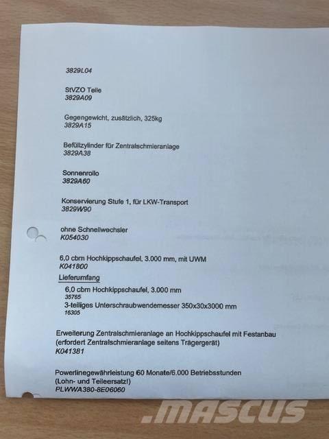 Komatsu WA 380-8 Cargadoras sobre ruedas