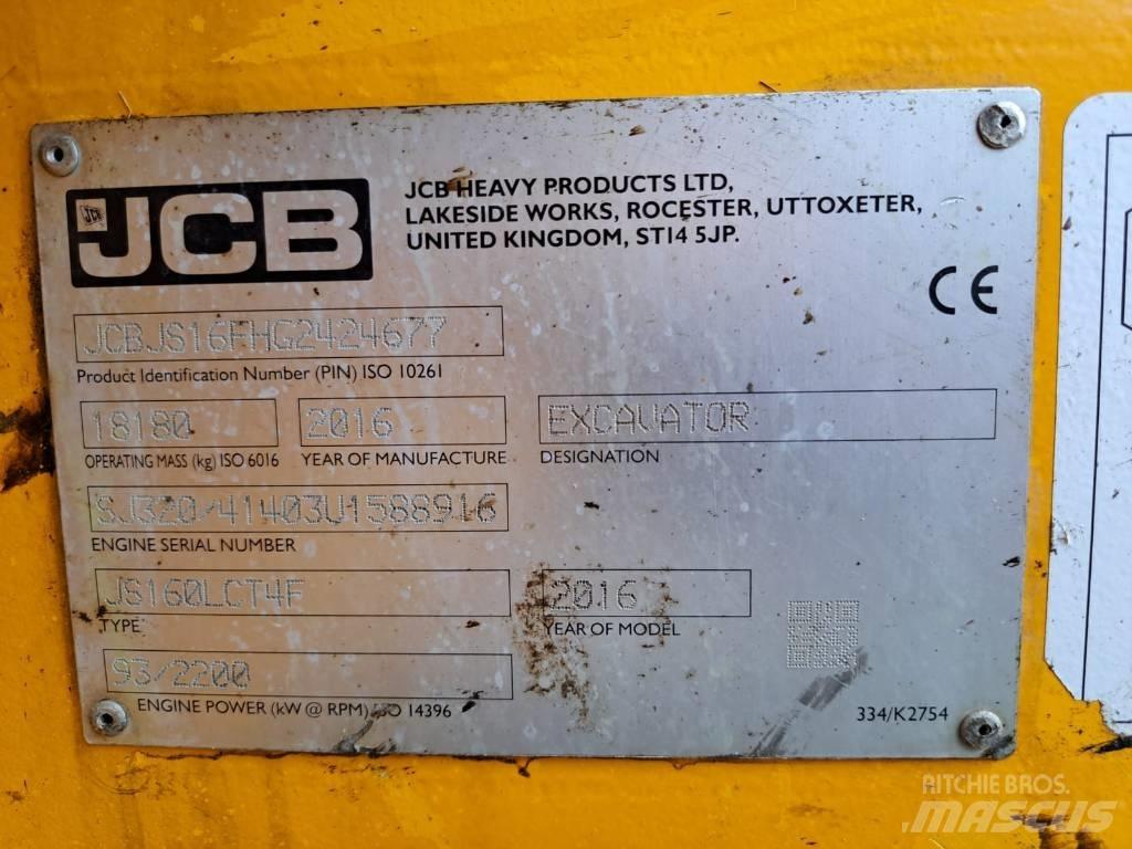JCB JS 160 LC Excavadoras de cadenas