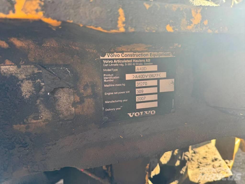 Volvo A 40 D Dúmpers articulados