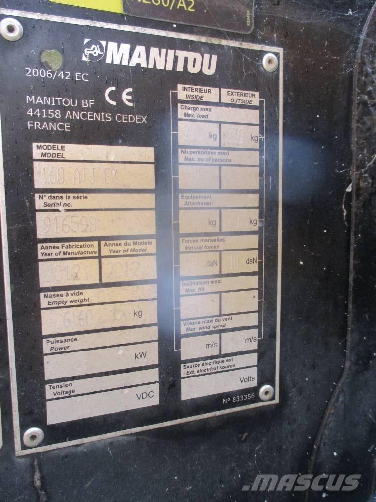 Manitou 160 ATJ Plataforma de trabajo articulada