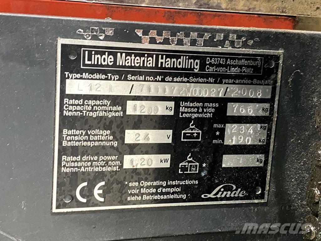 Linde L12I Apiladores eléctricos
