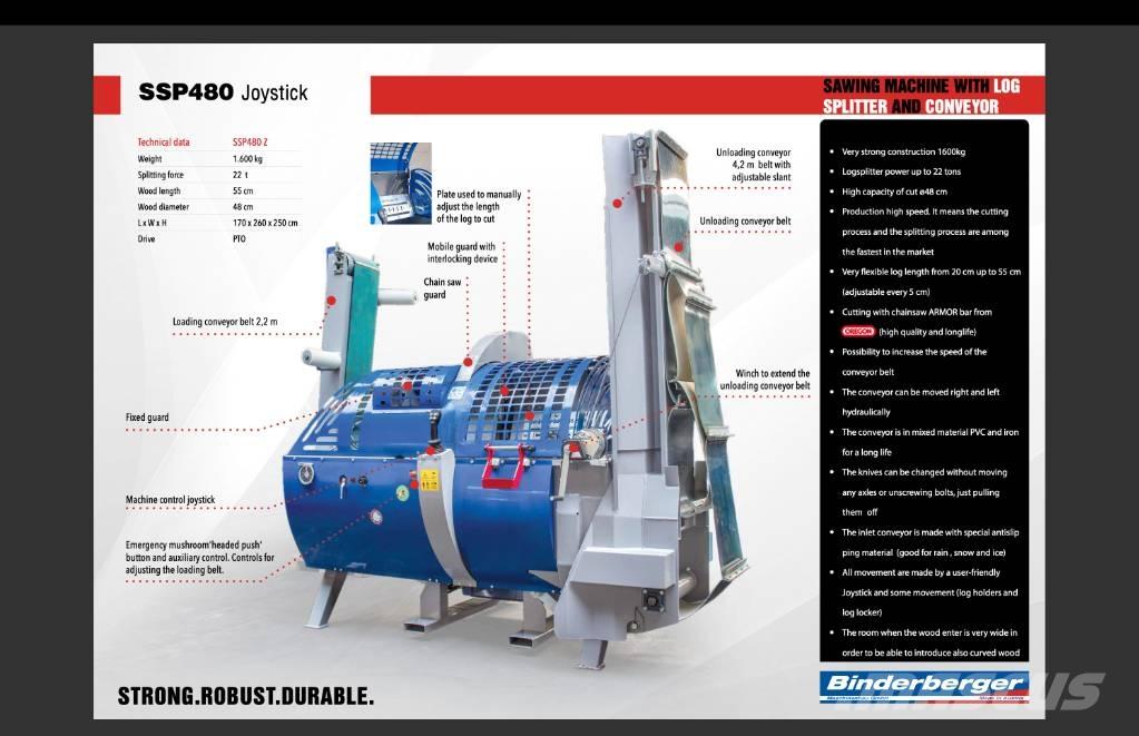 Binderberger SSP 480 Procesadoras y cortadoras de leña