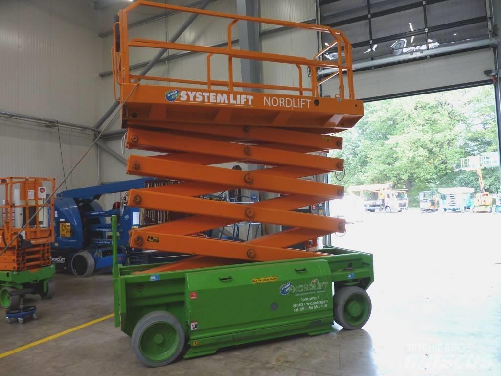 HAB S 152 10 E2WD Plataformas tijera