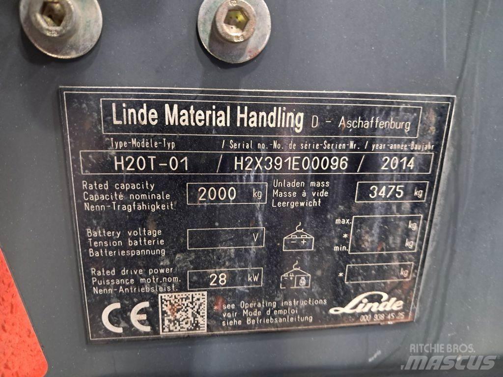 Linde H20T-01 Carretillas LPG