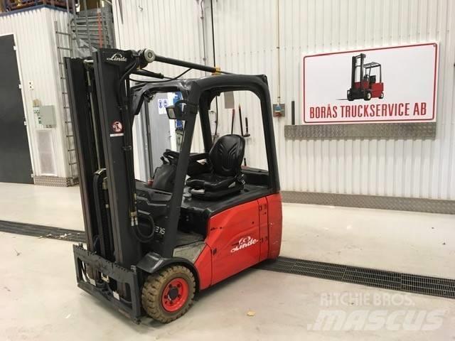 Linde E 16 H - 01 Carretillas de horquilla eléctrica