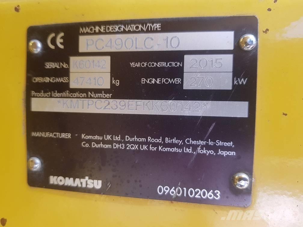 Komatsu PC 490 LC-10 Excavadoras de cadenas