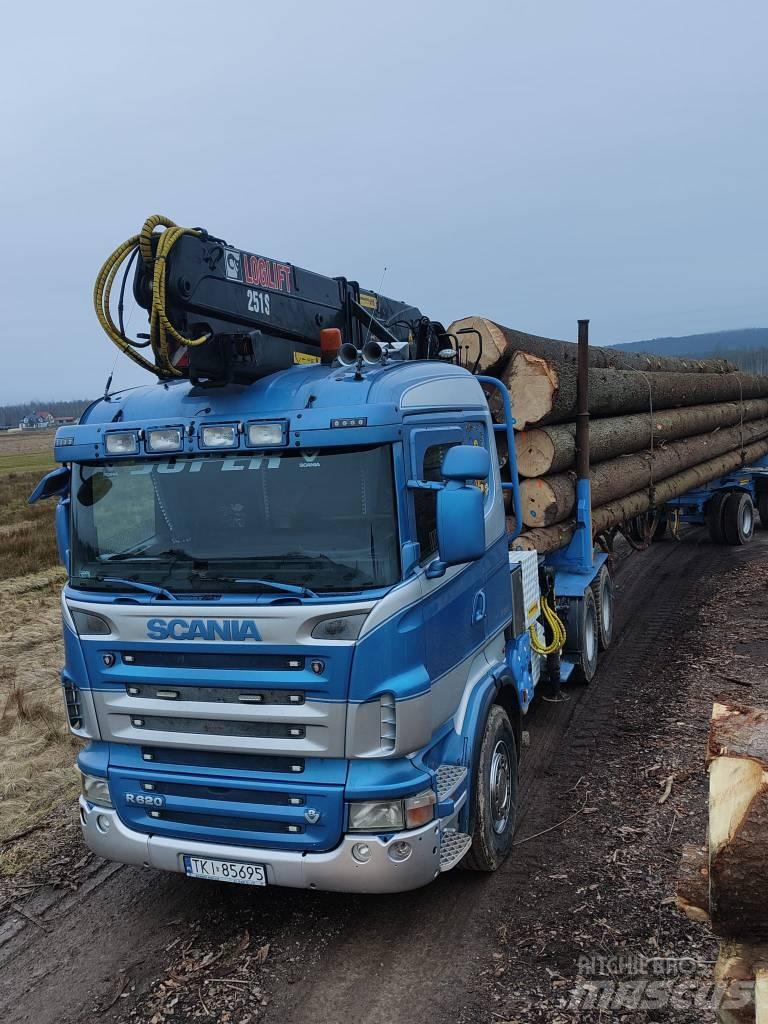 Scania R 620 Transporte de madera