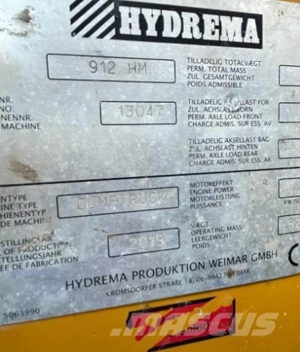 Hydrema 912 HM Dúmpers articulados