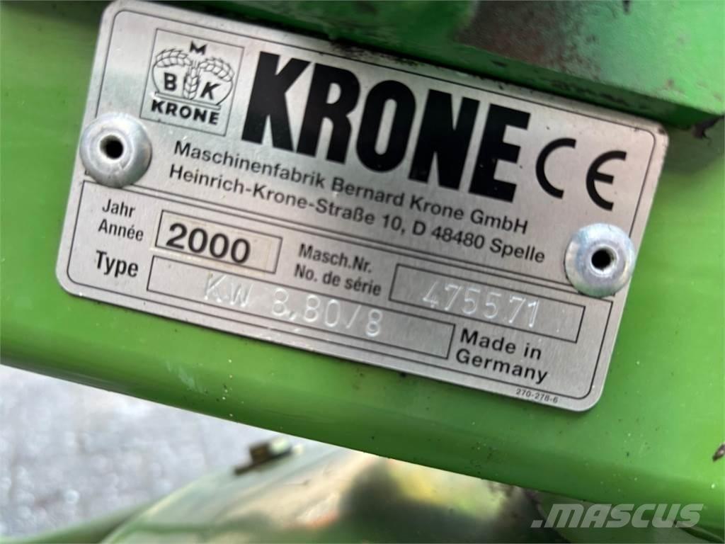 Krone KW 8.80/8 Rastrillos y henificadores