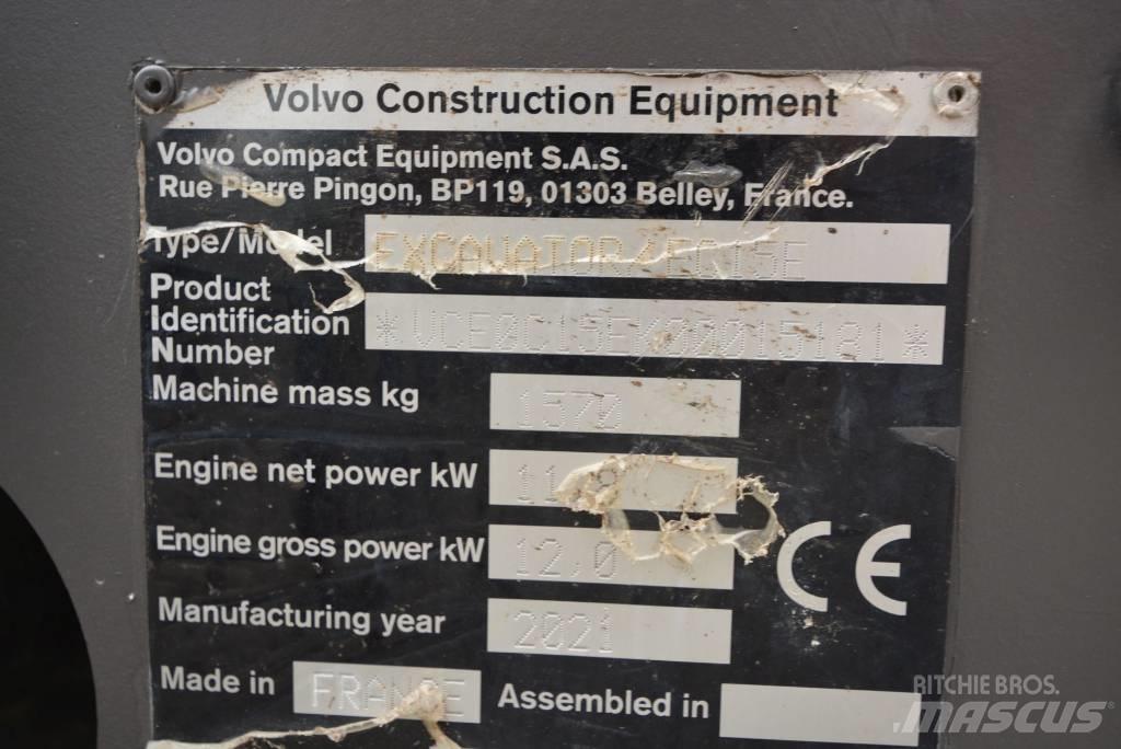Volvo EC 15 E Mini excavadoras < 7t