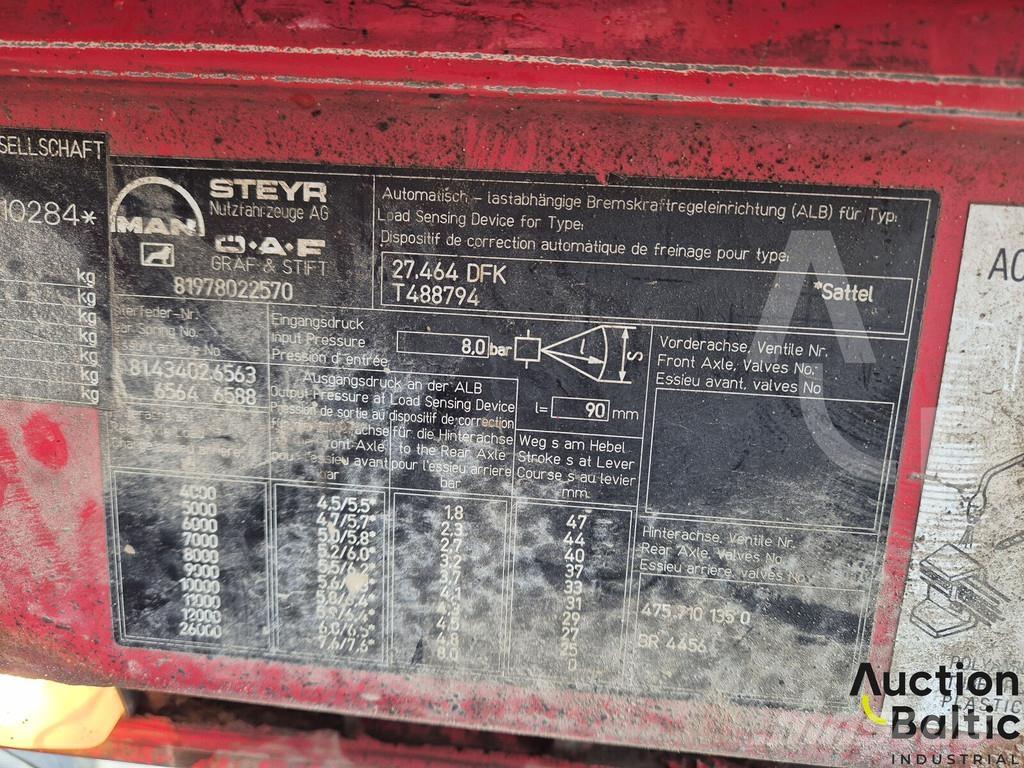 MAN 27.464 Camiones bañeras basculantes o volquetes