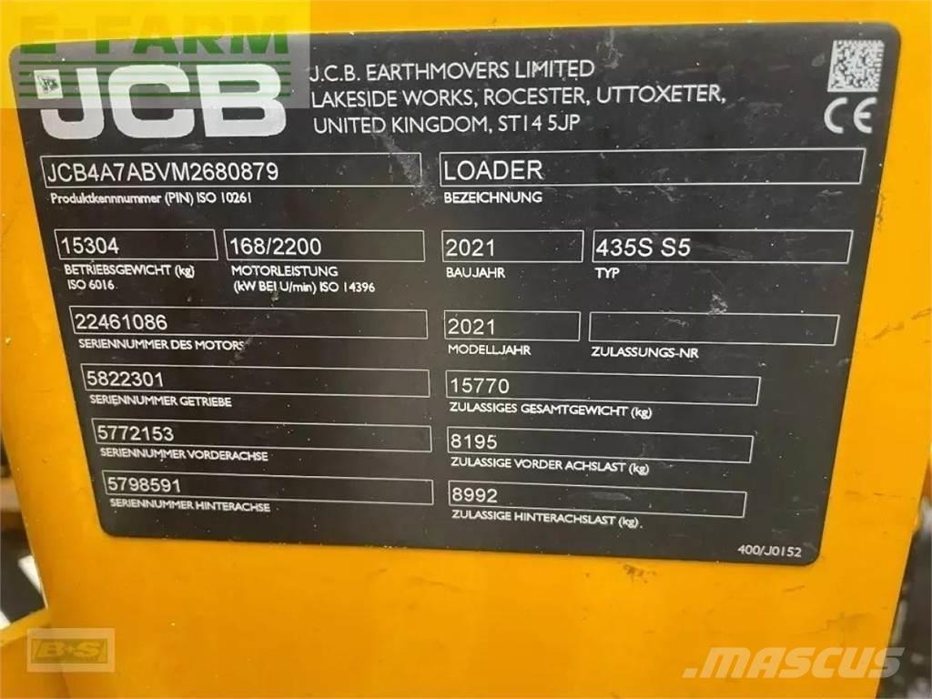 JCB 435s s5 Mini excavadoras < 7t