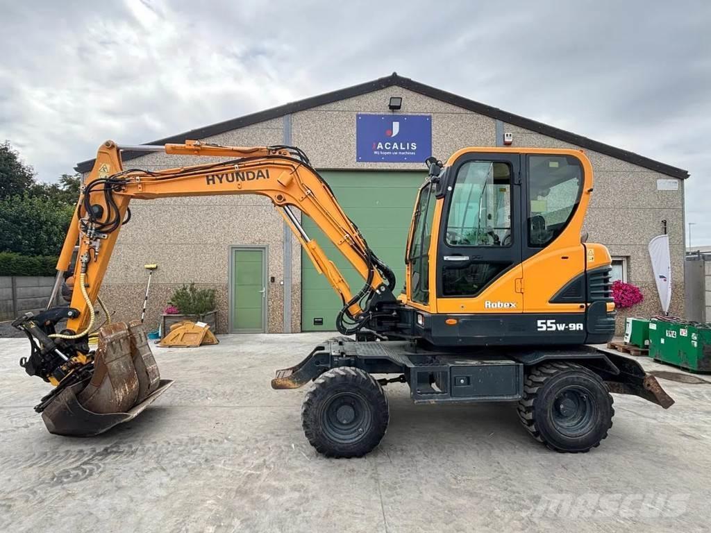 Hyundai R55W-9A Excavadoras de ruedas