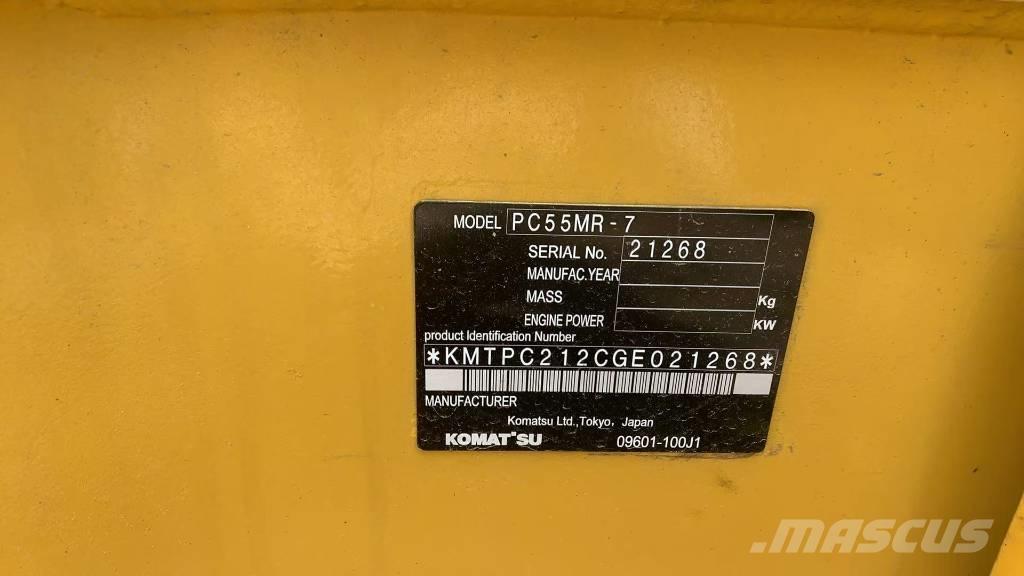 Komatsu PC 55 MR Excavadoras de cadenas