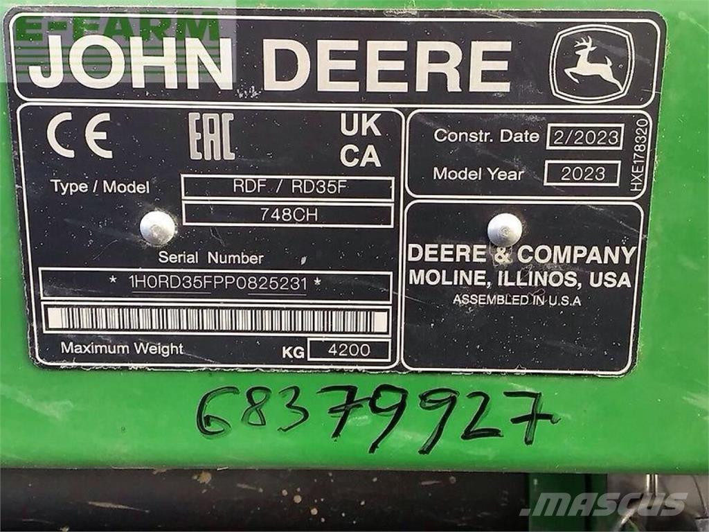 John Deere s 780 Cosechadoras combinadas