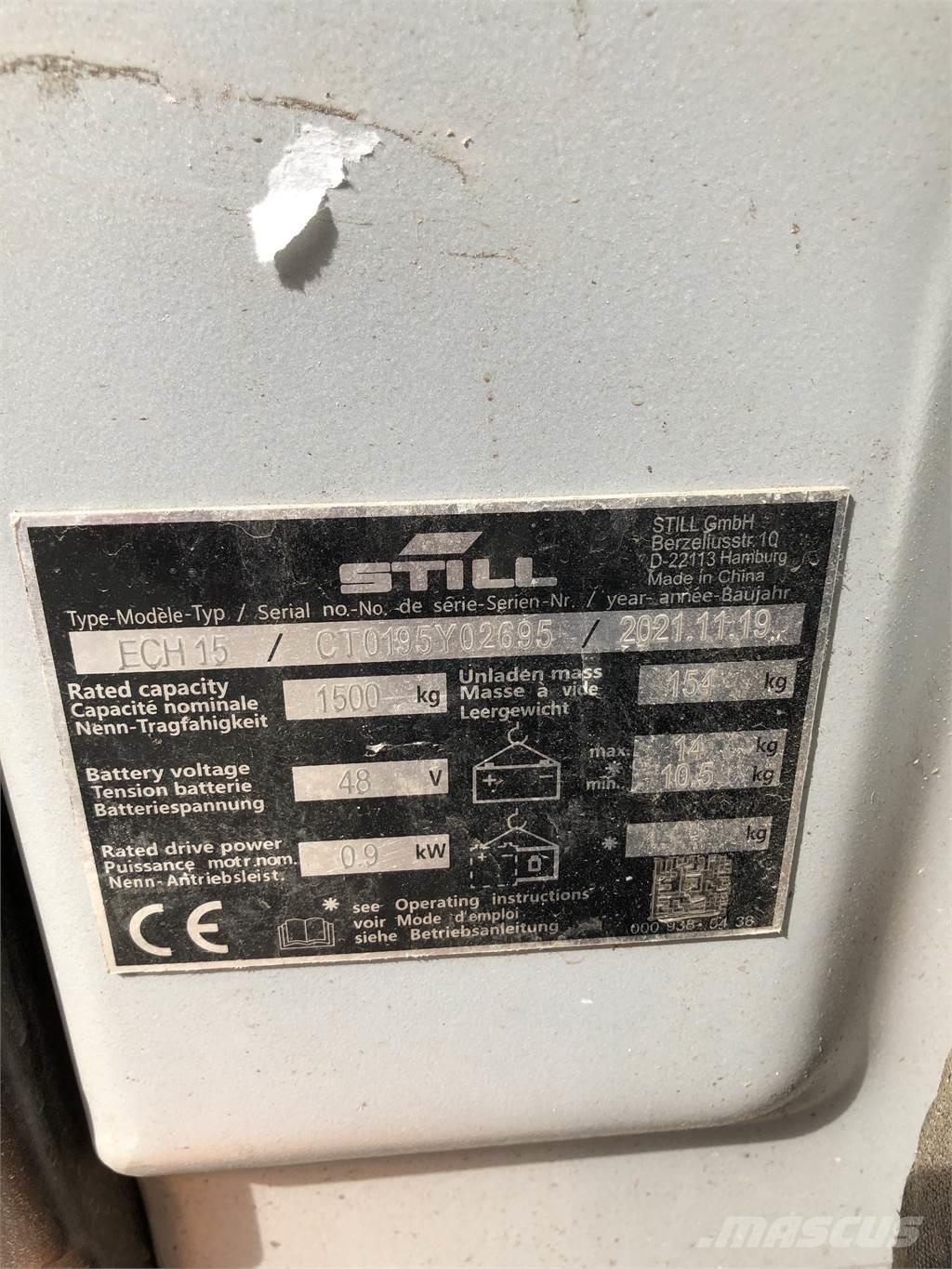 Still ECH 15 Apiladores eléctricos