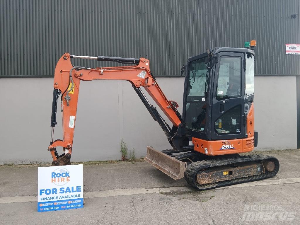Hitachi ZX 26 U-6 Mini excavadoras < 7t