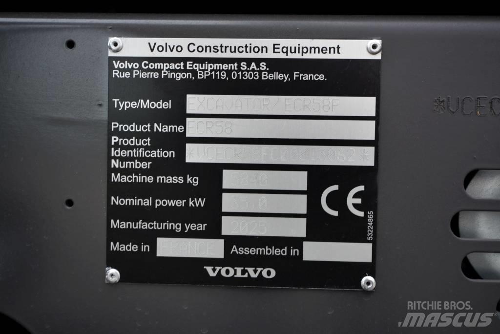 Volvo ECR 58 F Mini excavadoras < 7t