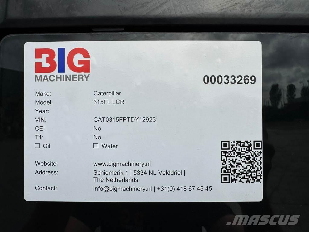 CAT 315F LCR Excavadoras de cadenas