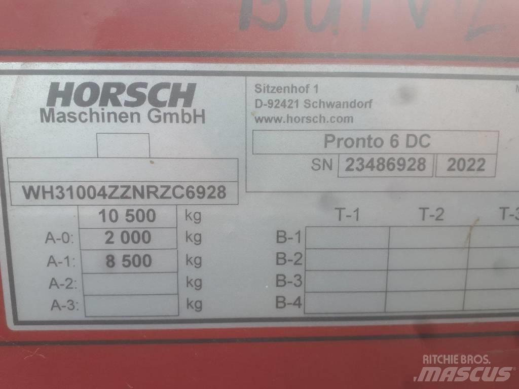 Horsch Pronto 6 DC Sembradoras