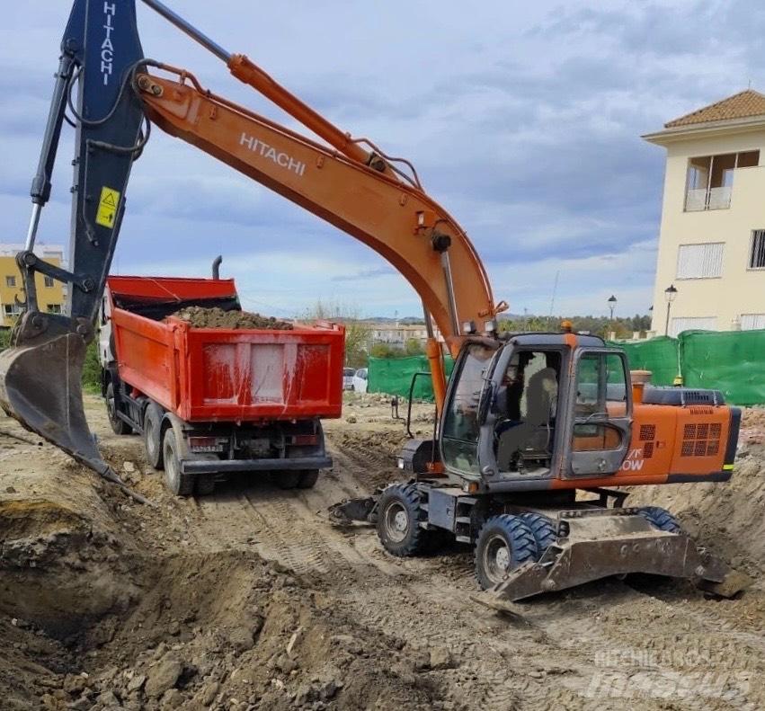 Hitachi ZX 210 W Excavadoras de ruedas
