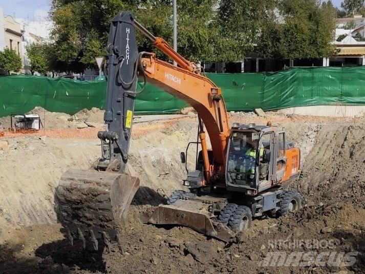 Hitachi ZX 210 W Excavadoras de ruedas