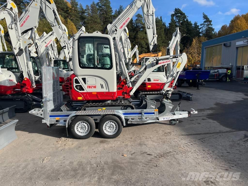 Takeuchi TB 216A Mini excavadoras < 7t
