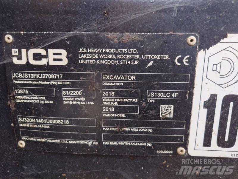 JCB JS 130 LC Excavadoras de cadenas