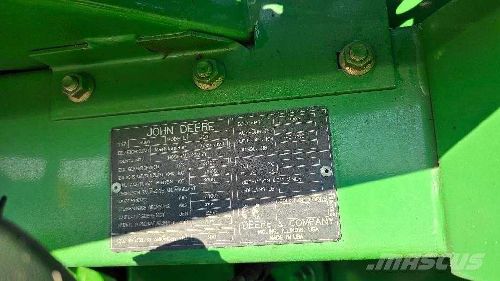 John Deere S 690 i Cosechadoras combinadas