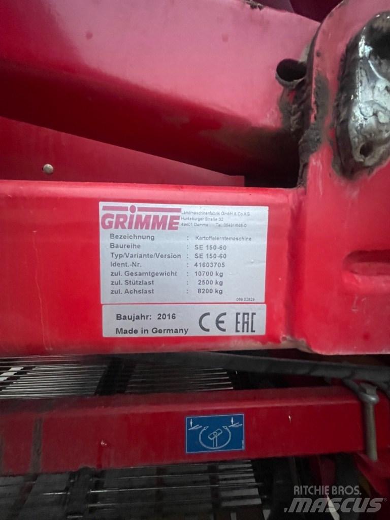 Grimme SE 150-60 Cosechadoras y excavadoras para patata