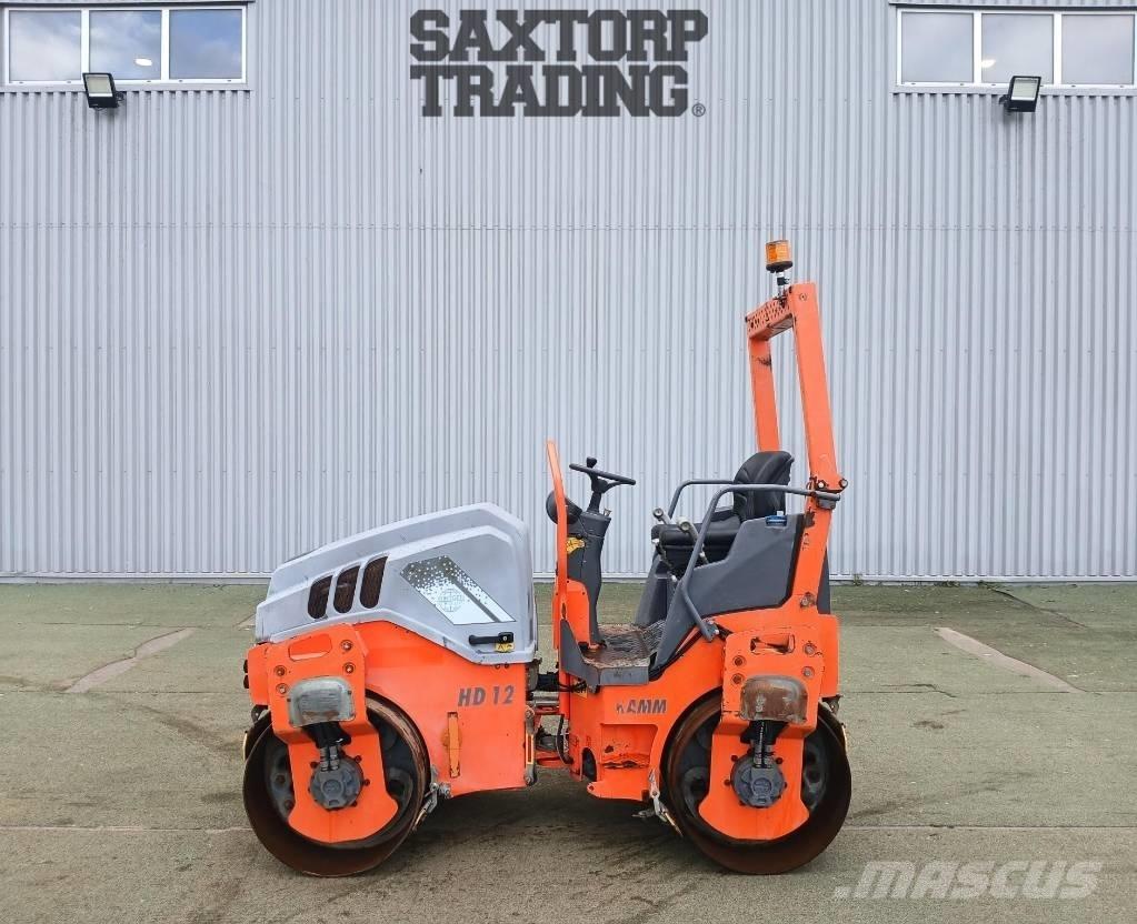 Hamm HD12 VV, Vält Rodillos de doble tambor
