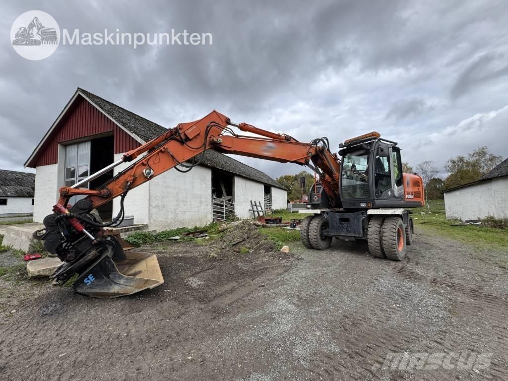 Hitachi ZX 140 W-3 Excavadoras de ruedas