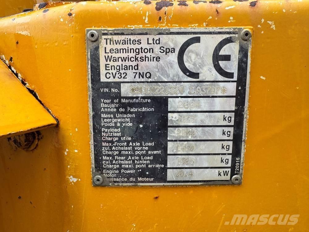 Thwaites 2T ST Dúmpers de obra