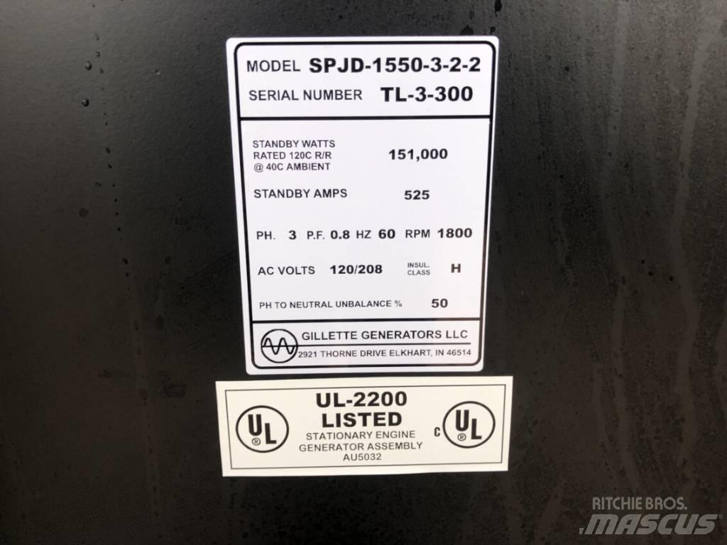  GILLETTE  SPJD-1550 Generadores diesel