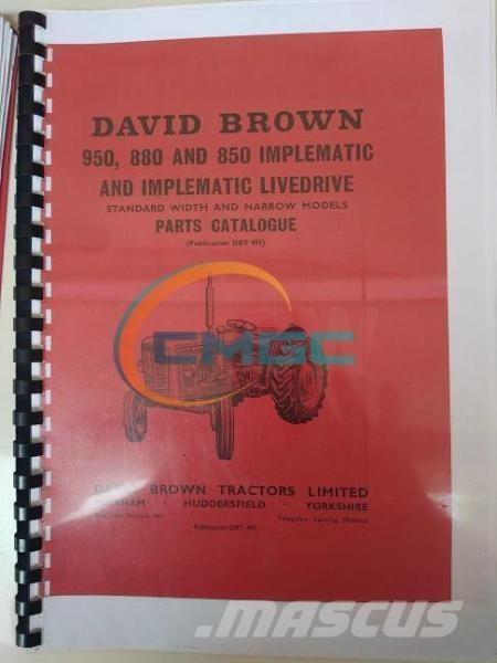 David Brown 850 Tractores