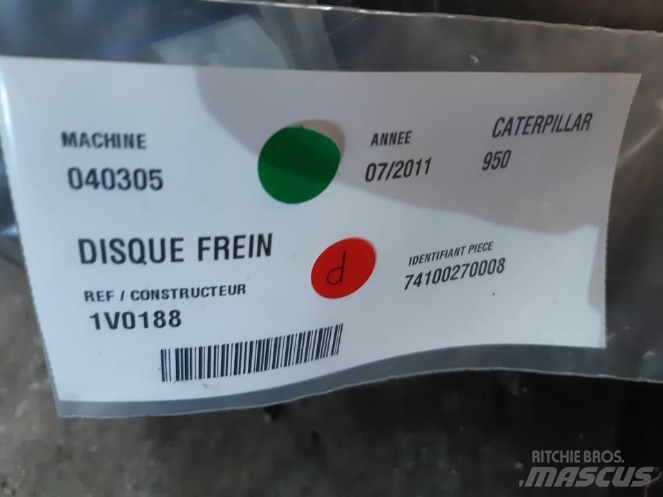 CAT 950 Cadenas, orugas y chasis
