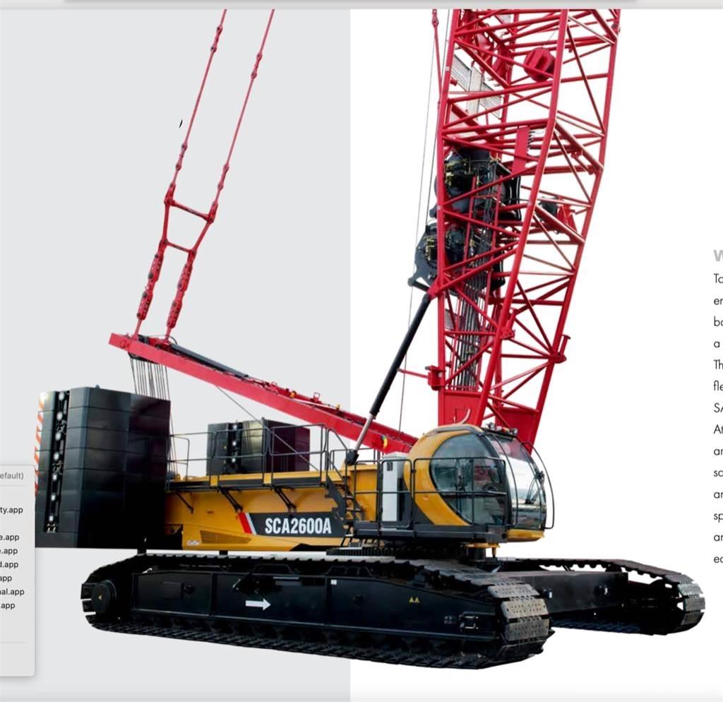 Sany SCA2600A Grúas de oruga