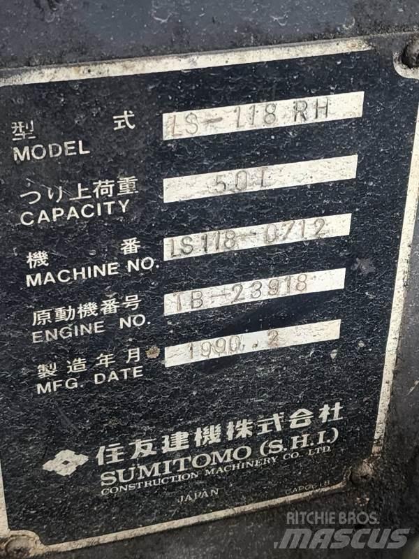 Sumitomo LS-118RH Grúas de oruga
